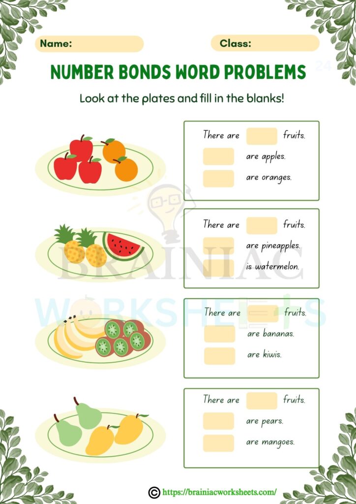 class 1 maths worksheet