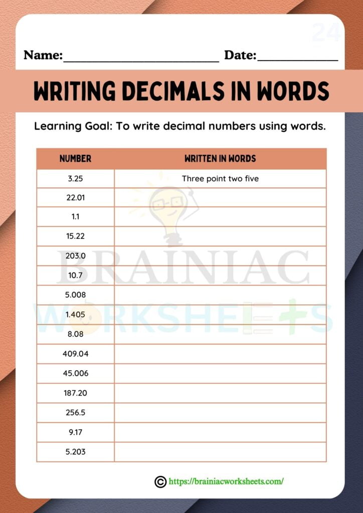 maths worksheet for class 4