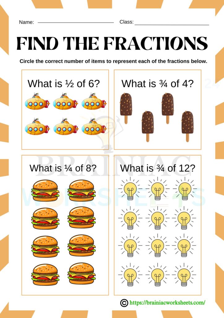 maths worksheet for class 4