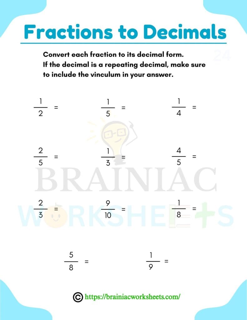 maths worksheet for class 5