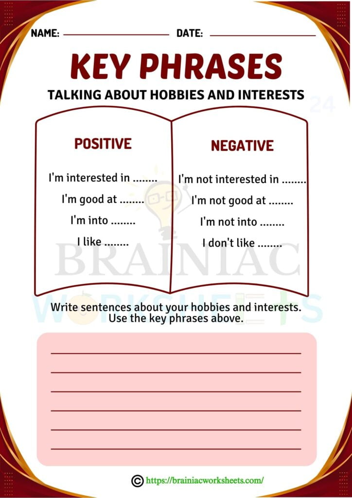 english worksheet for class 5