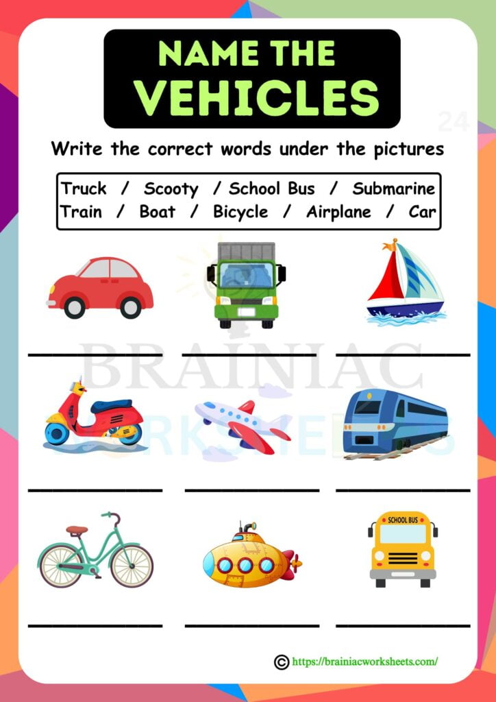 science worksheet for class 1