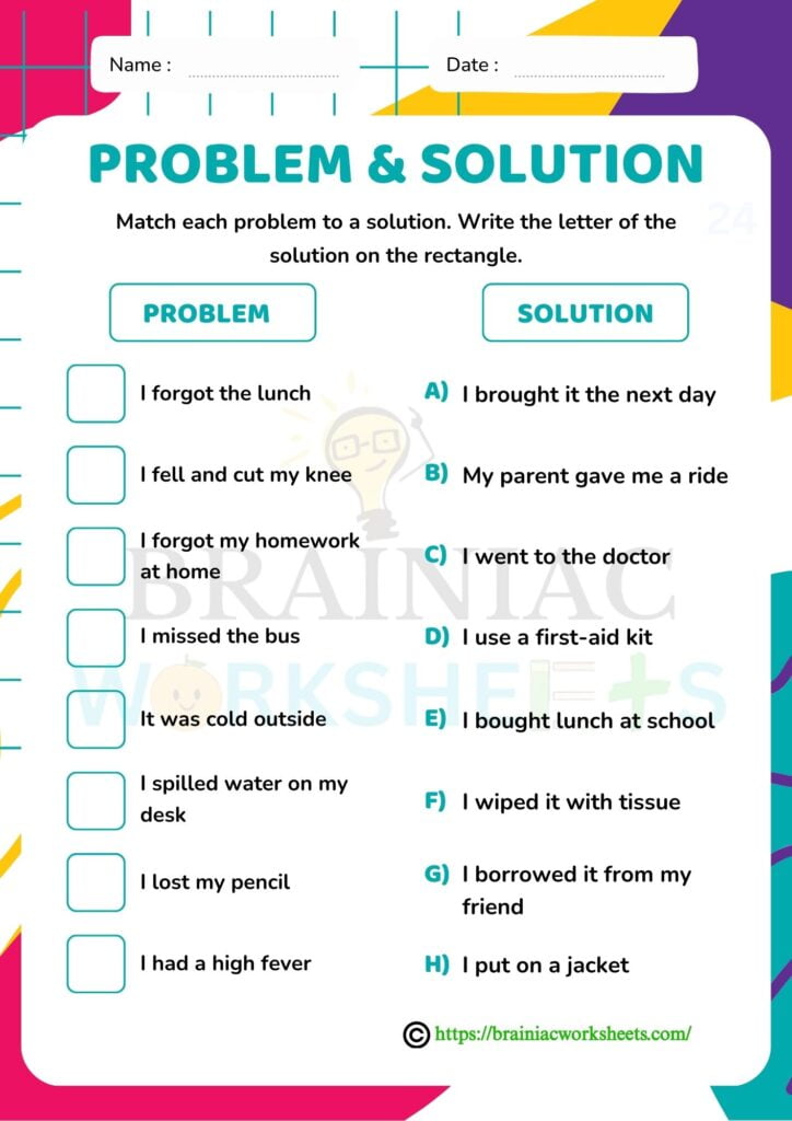 english worksheet for class 3