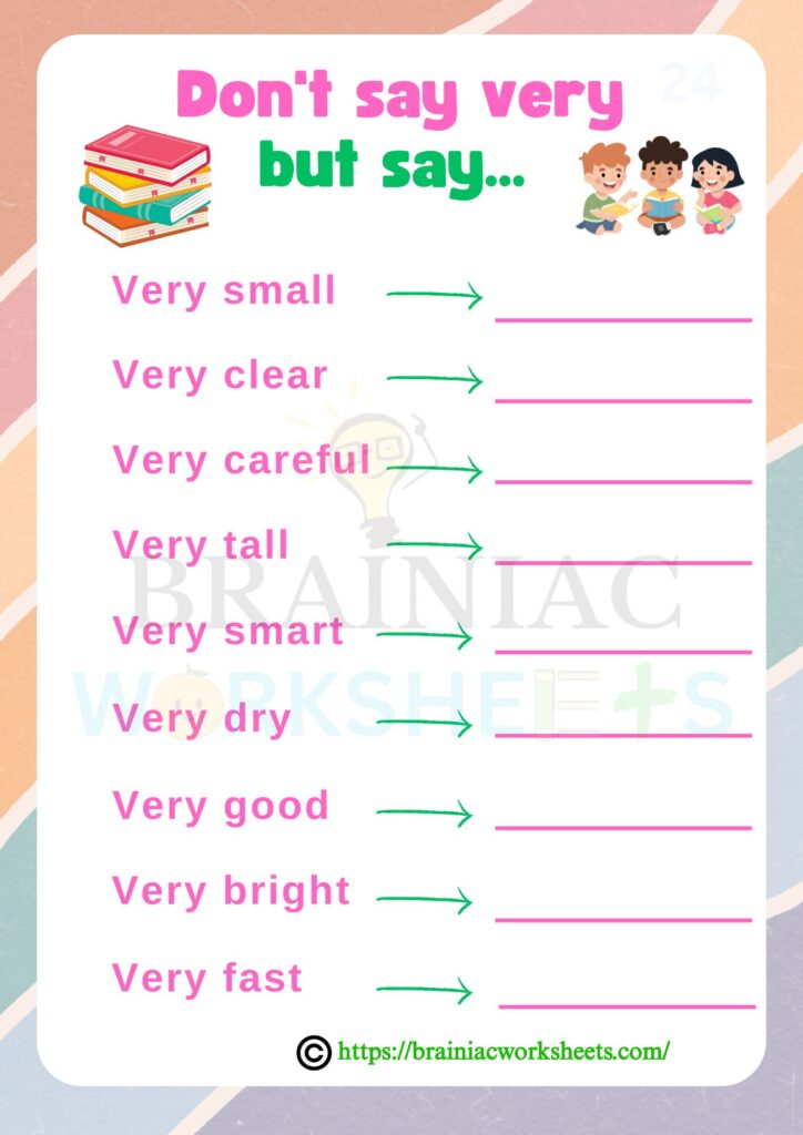 english worksheet for class 3