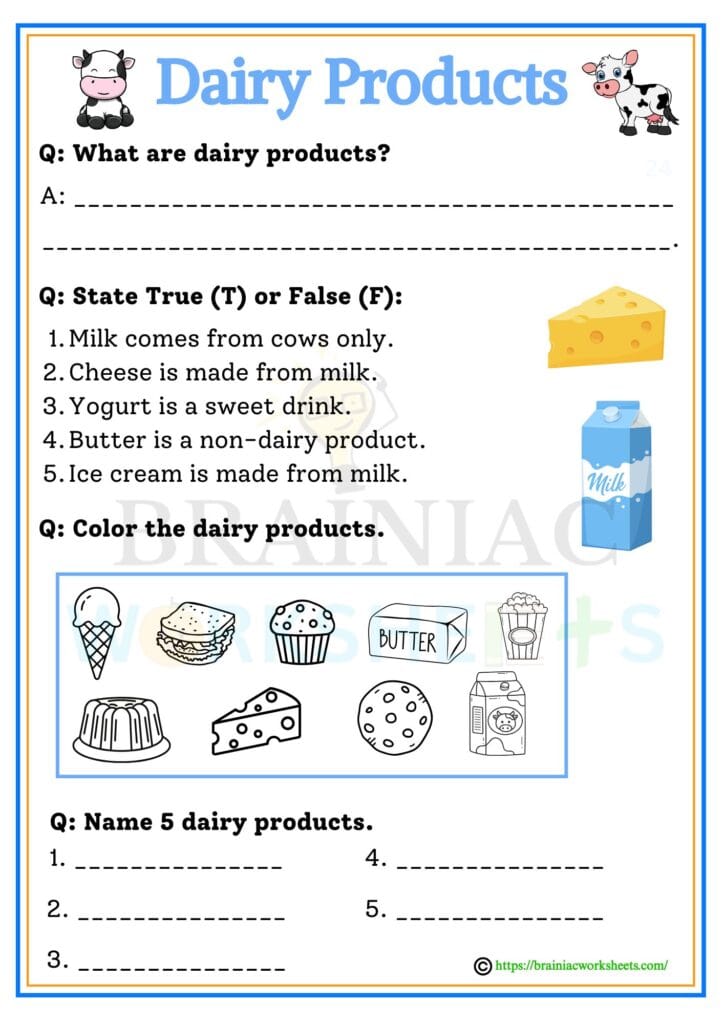 science worksheet for class 2