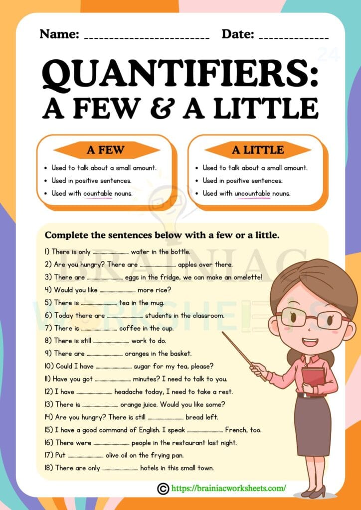 english worksheet for class 3