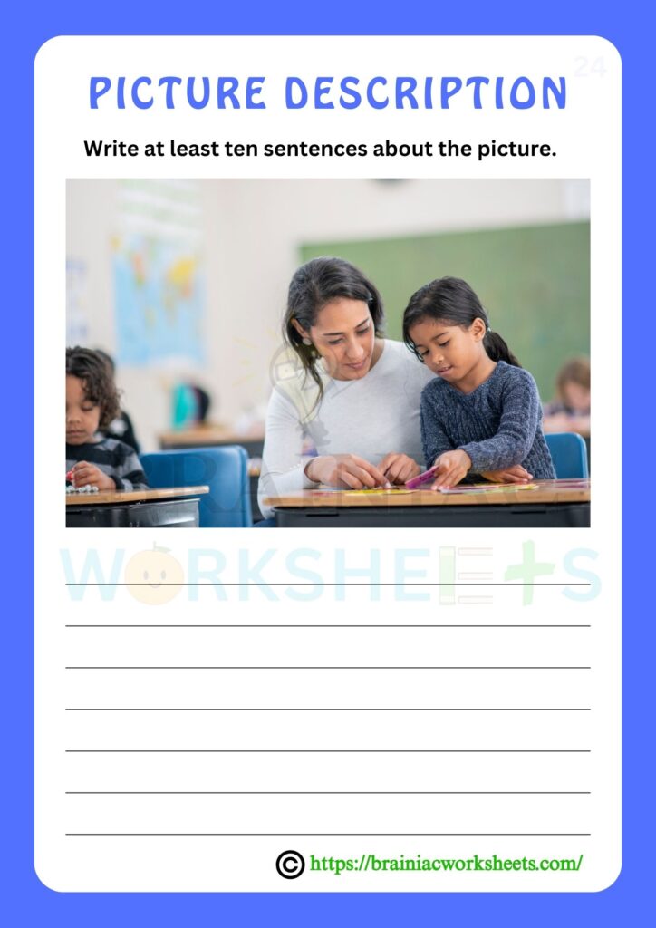 english worksheet for class 5