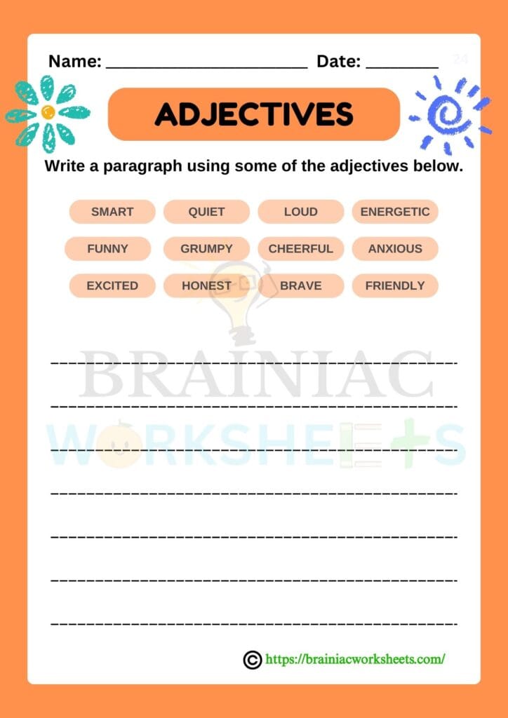 english worksheet for class 2