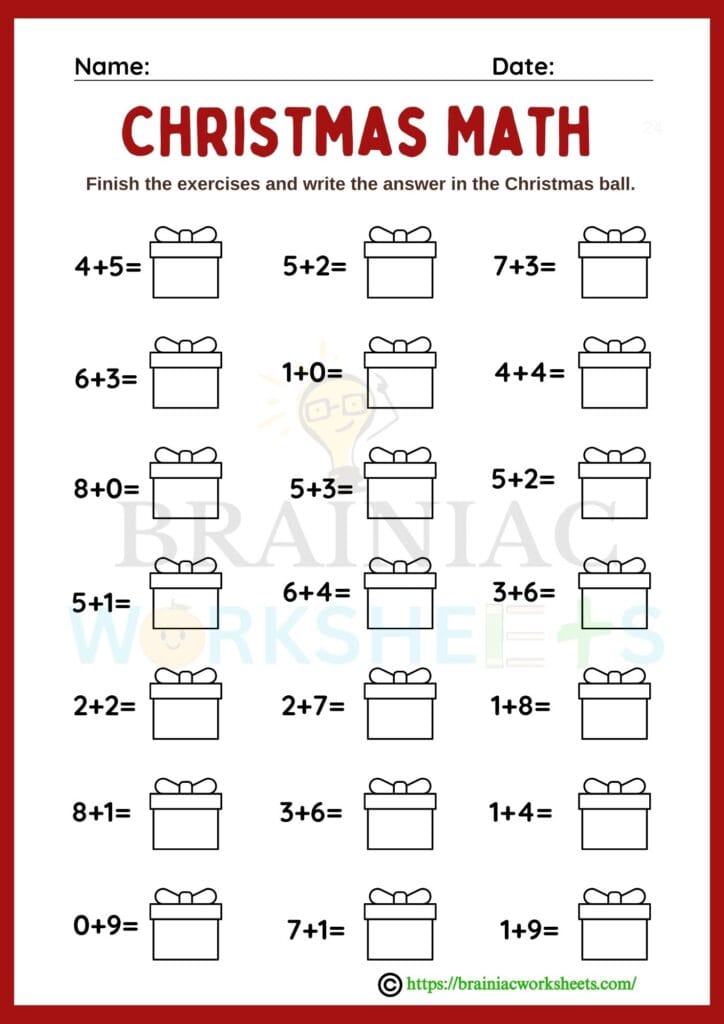 maths worksheet for class 2