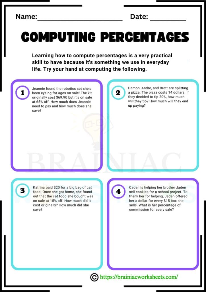 maths worksheet for class 5