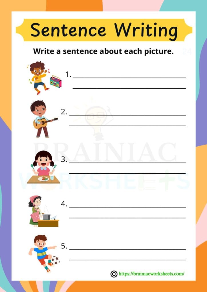 english worksheet for class 2