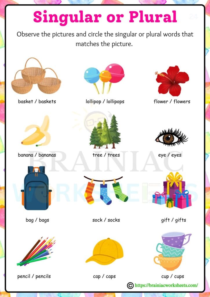 english worksheet for class 2