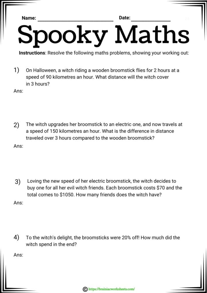 maths worksheet for class 5