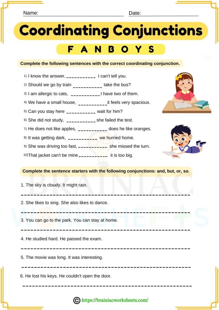 english worksheet for class 3