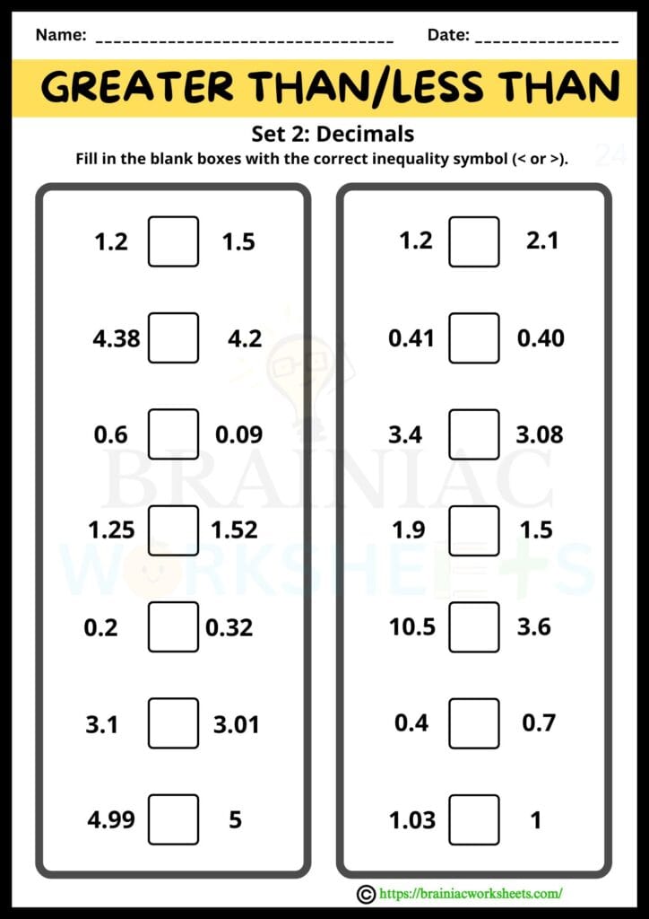 maths worksheet for class 4