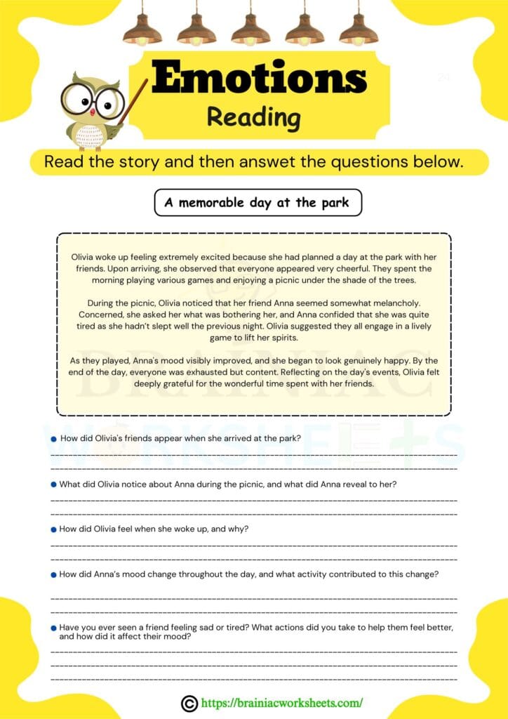 english worksheet for class 4