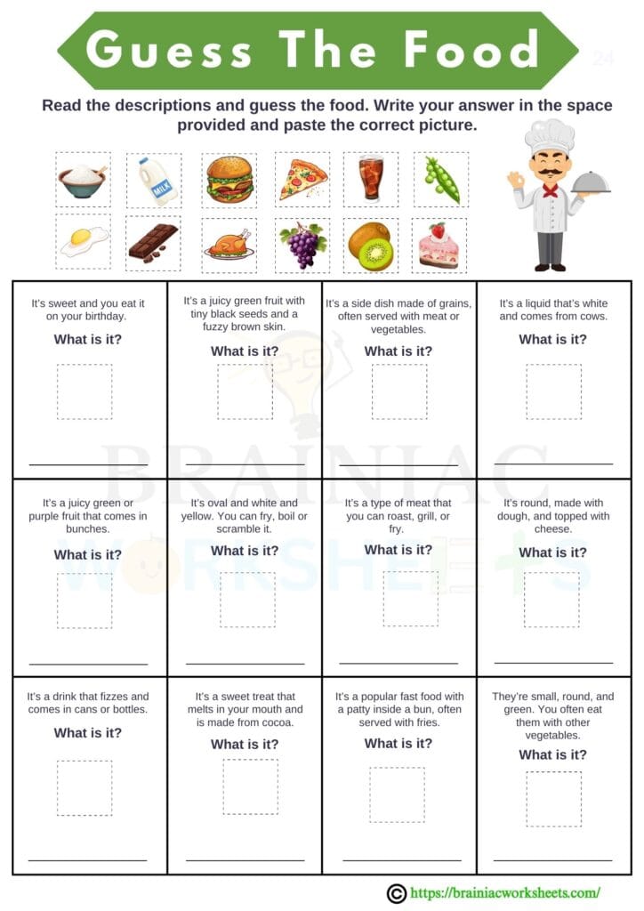 science worksheet for class 3