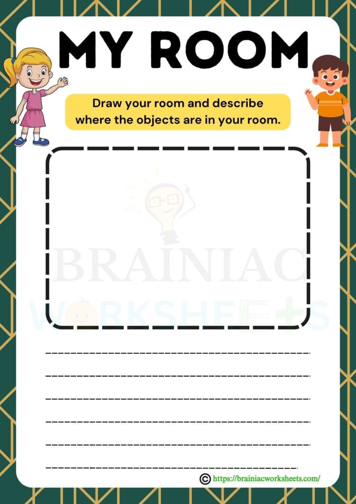 drawing worksheet for class 4