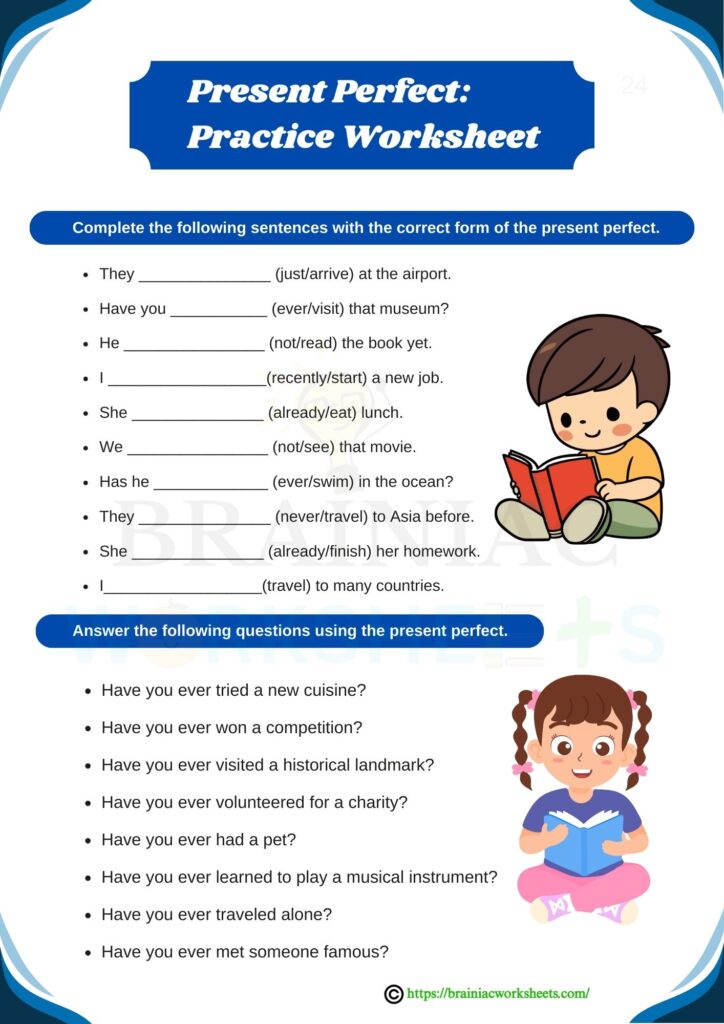 english worksheet for class 4