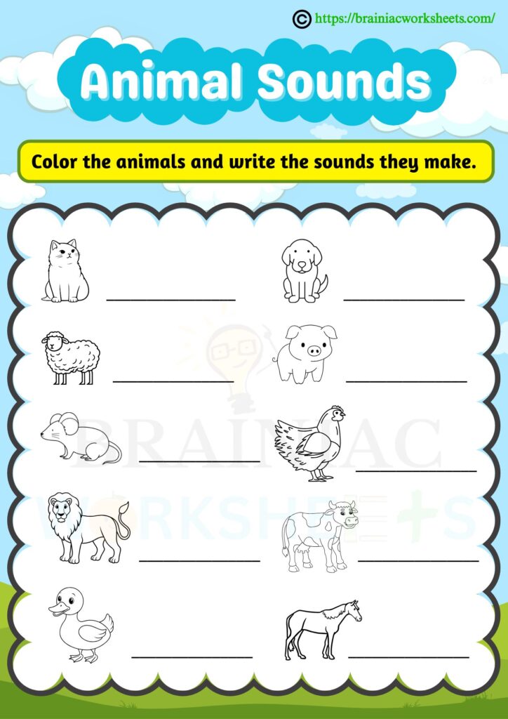 gk worksheet for class 1