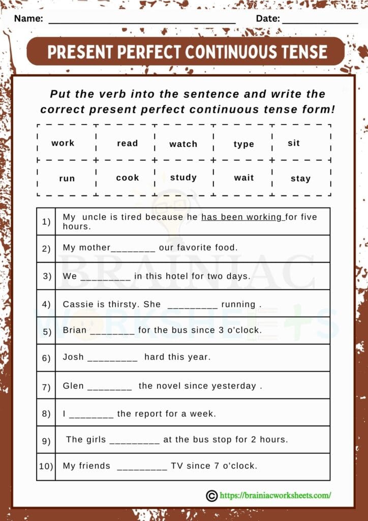 english worksheet for class 4