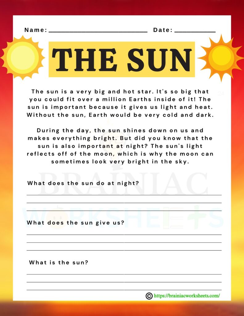 english worksheet for class 1