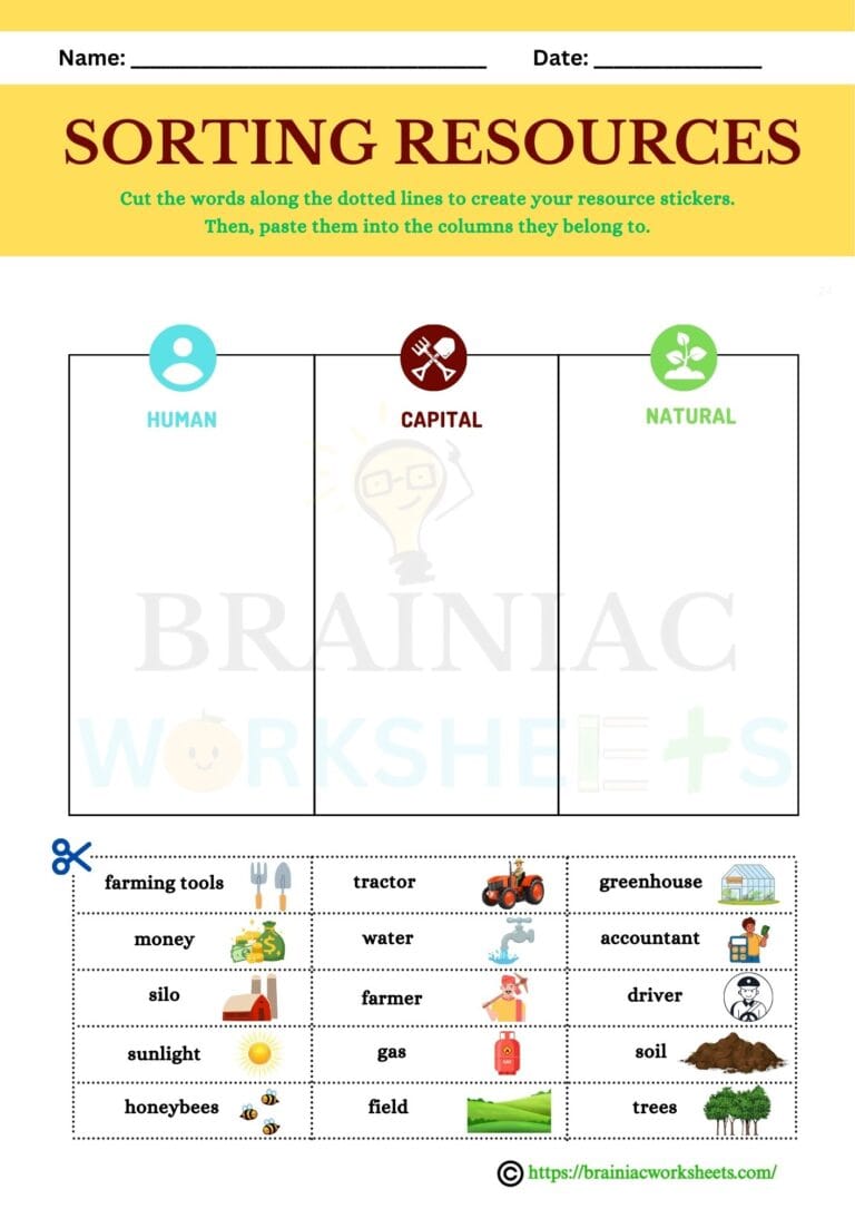 evs worksheet for class 2