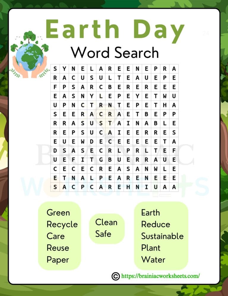 EVS worksheet for class 4