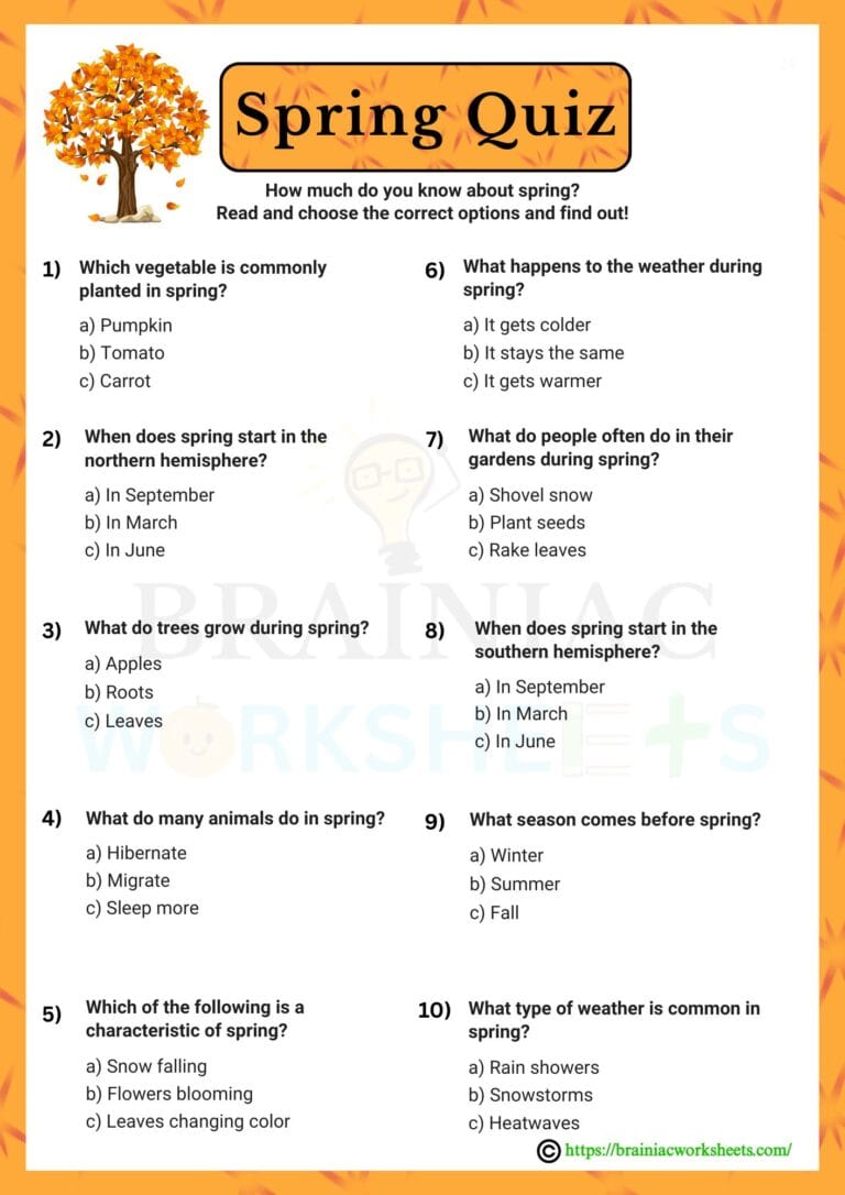 EVS worksheet for class 3