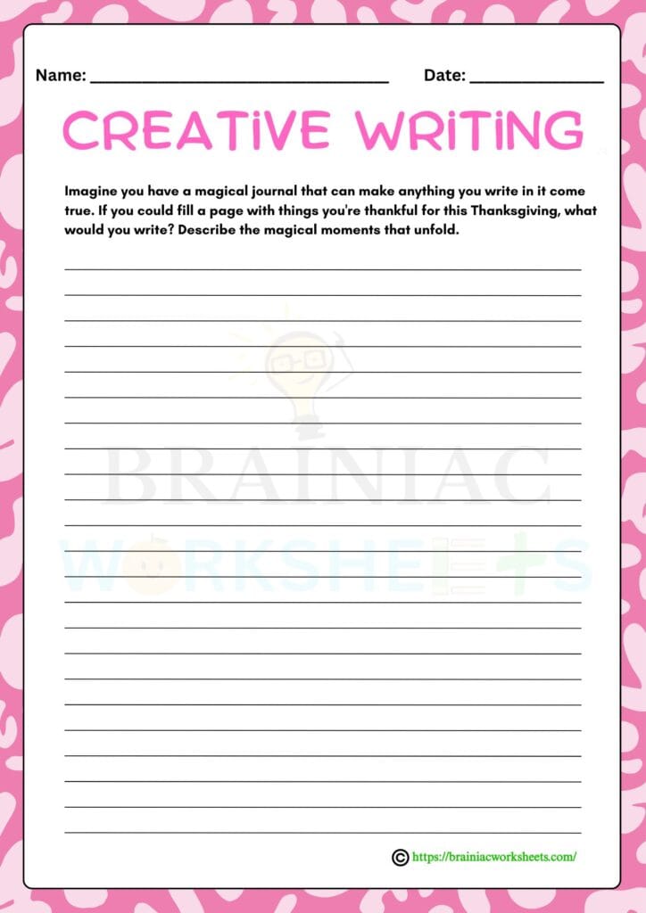 English worksheet for class 5