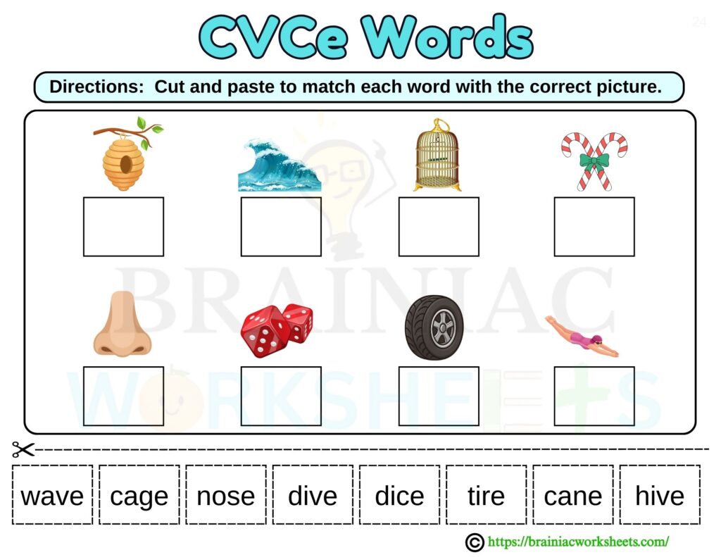 ukg English worksheet