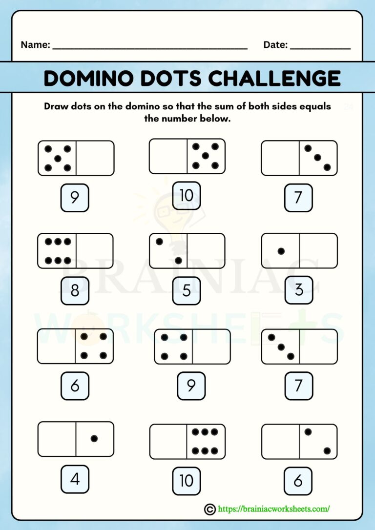 maths worksheet for class 1