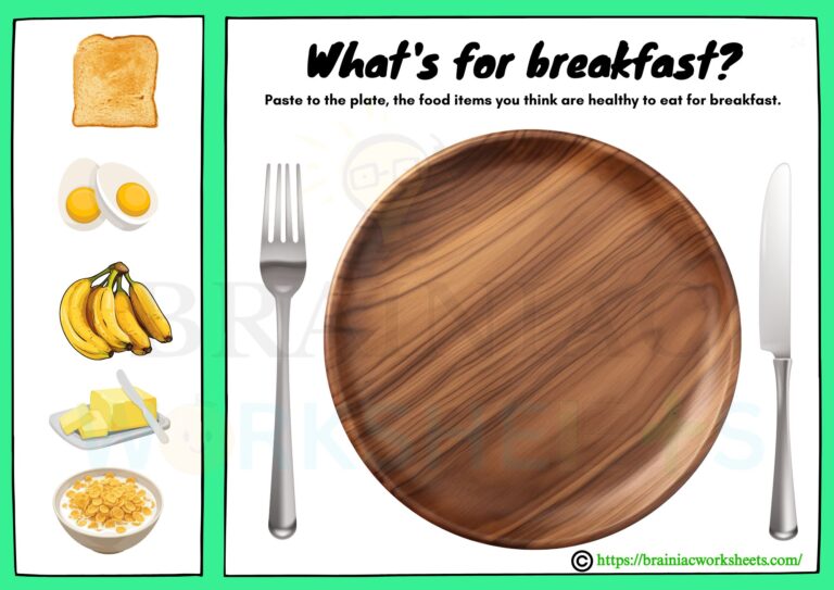 ukg science worksheet