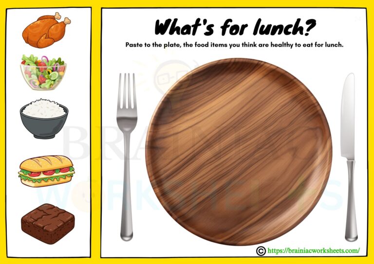 ukg science worksheet