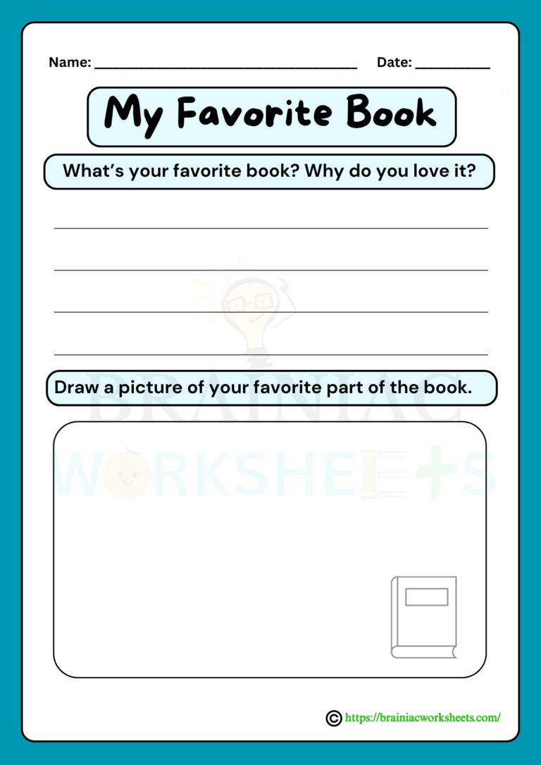 English worksheet for class 3