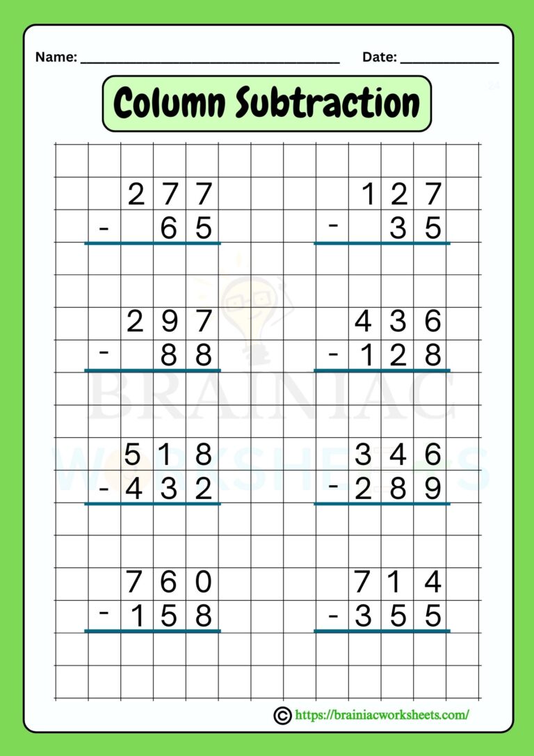 maths worksheet for class 2