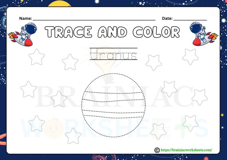 ukg English worksheet