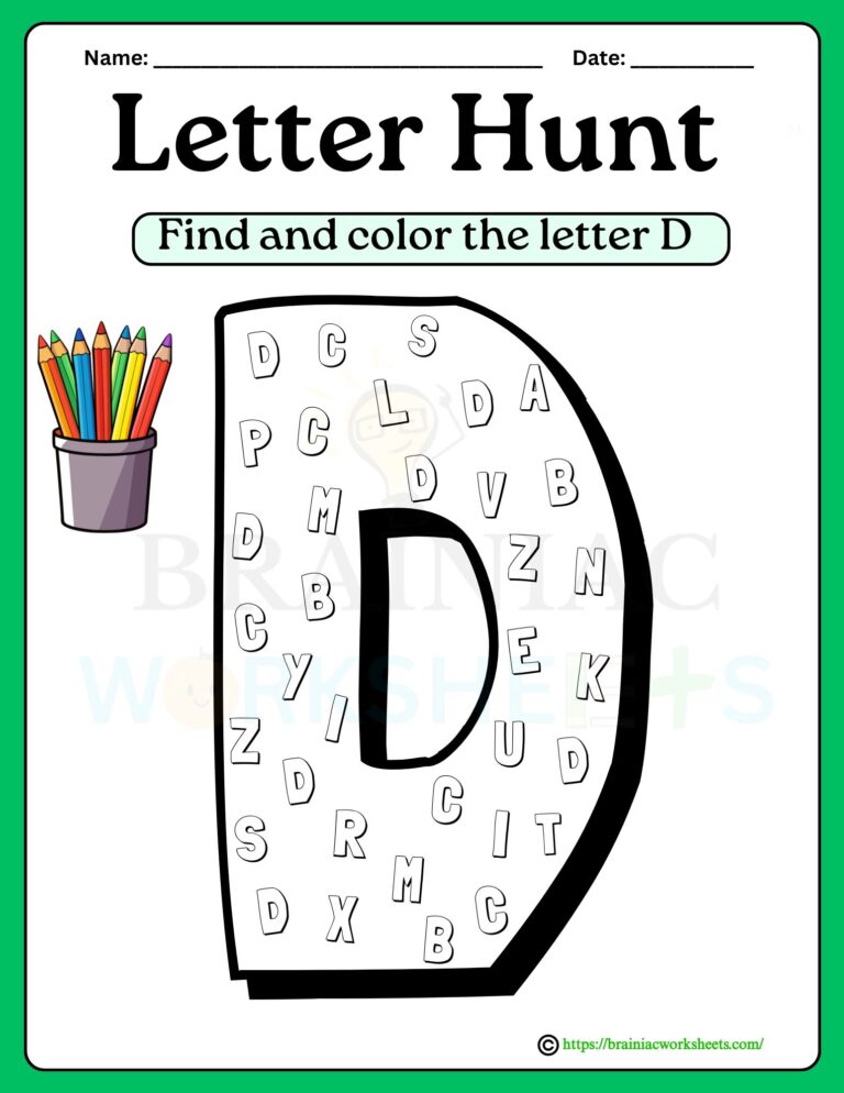 lkg English worksheet