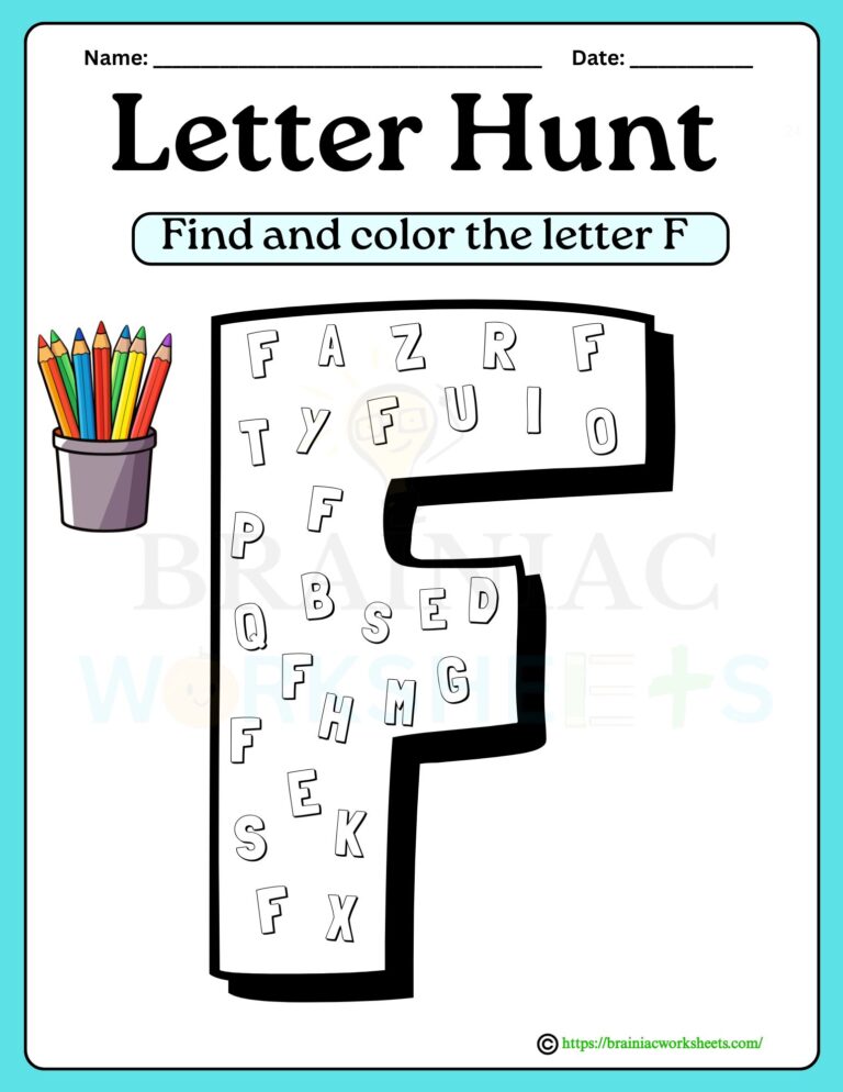 lkg English worksheet