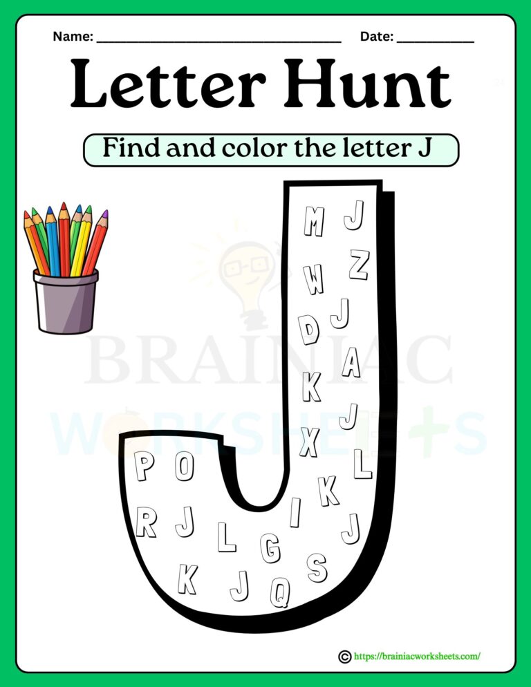 lkg English worksheet