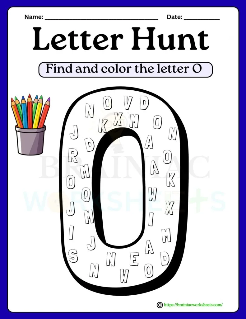 lkg English worksheet